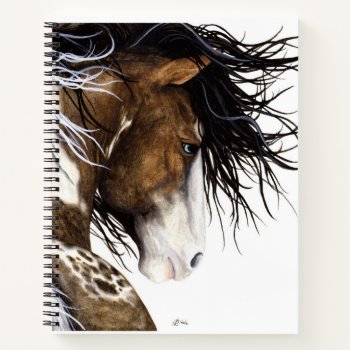 Majestic Horse By Bihrle 8.5 X 11" Spiral Notebook by AmyLynBihrle at Zazzle