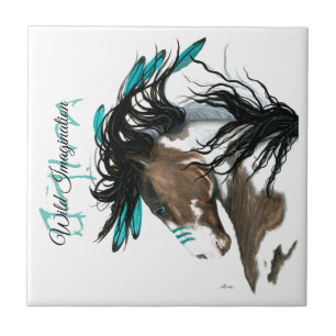 Majestic Horse by Bihrle Wild Imagination Ceramic Tile