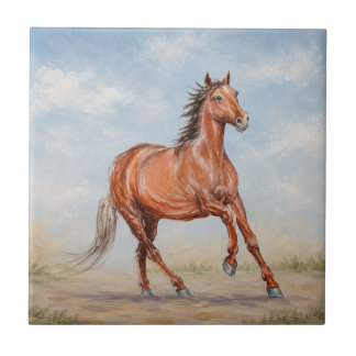 Majestic Horse Ceramic Tile