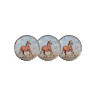 Majestic Horse Golf Ball Marker