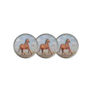 Majestic Horse Golf Ball Marker