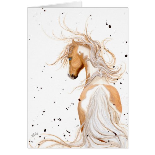 Majestic Horse Palomino by BiHrLe Card