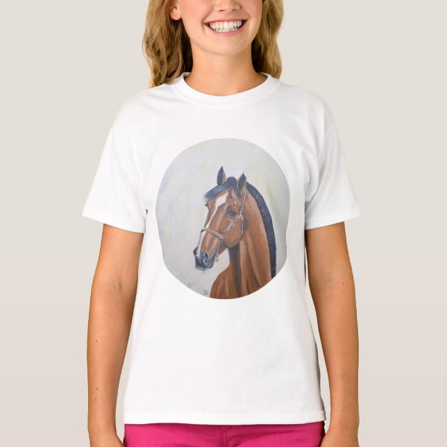 Majestic Horse Portrait T-Shirt (Front)