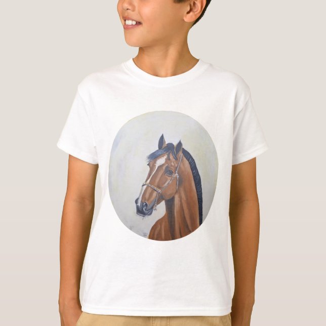 Majestic Horse Portrait T-Shirt (Front)