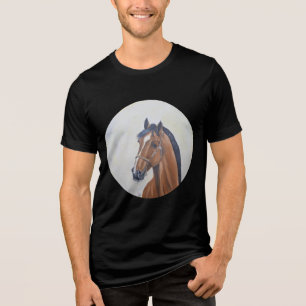 Majestic Horse Portrait T-Shirt Tri-Blend Shirt