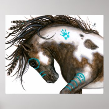 Majestic Horse Poster Art By Bihrle by AmyLynBihrle at Zazzle