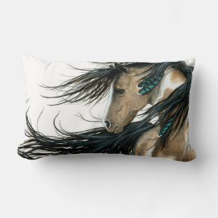 Majestic Horse Serenity by AmyLyn Bihrle Lumbar Pillow