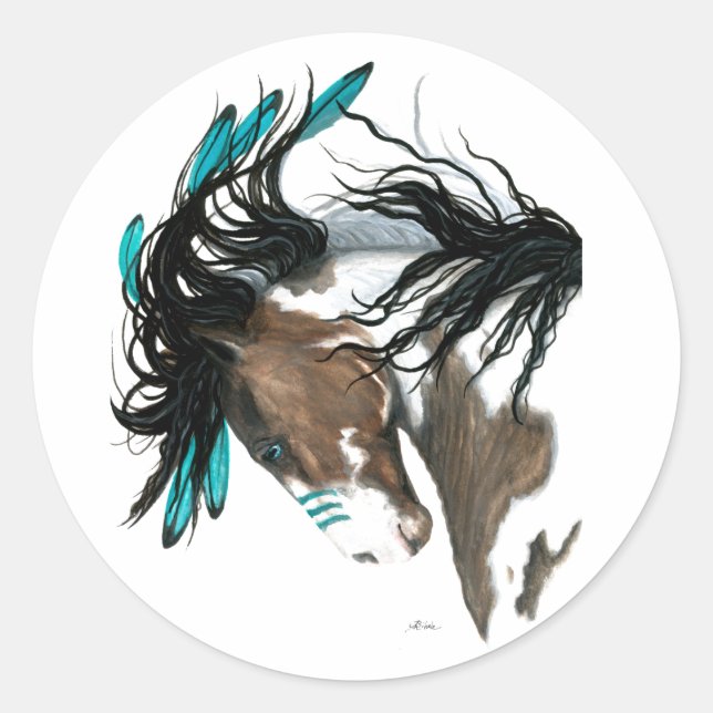 Majestic Horse Stickers by Bihrle (Front)