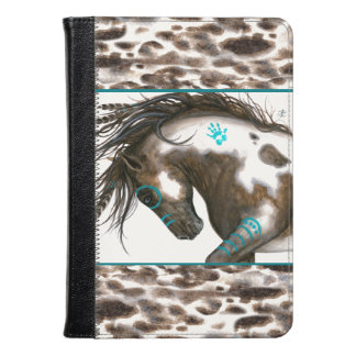 Majestic Horse Turquoise by Bihrle Kindle Case
