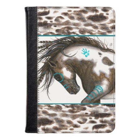 Majestic Horse Turquoise By Bihrle Kindle Case