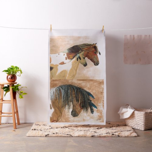 Majestic Horses by Bihrle  Fabric