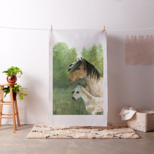 Majestic Horses by Bihrle  Fabric