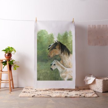 Majestic Horses By Bihrle  Fabric by AmyLynBihrle at Zazzle