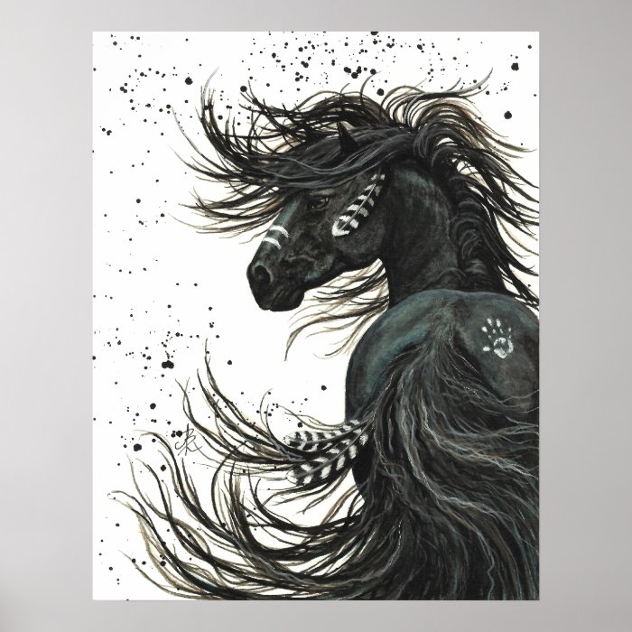Majestic Horses by BiHrLe Poster