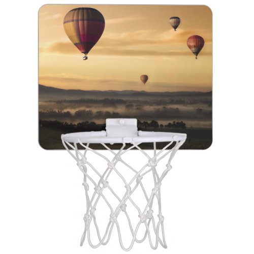 Majestic Hot Air Balloons Mini Basketball Hoop