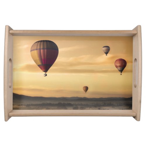 Majestic Hot Air Balloons Serving Tray
