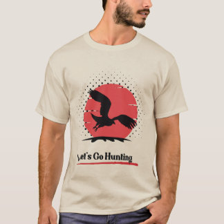Majestic Hunting Eagle Silhouette T-Shirt