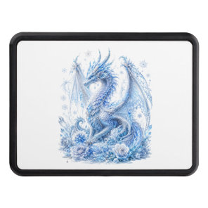 Majestic Ice Dragon  Hitch Cover