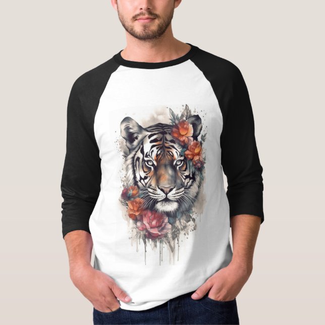 Majestic Indian Tiger T-Shirt (Front)