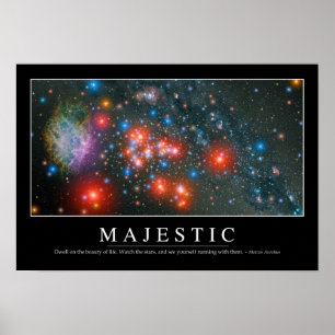Majestic: Inspirational Quote Poster