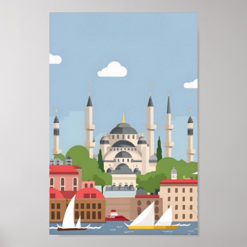 Majestic Istanbul City Elegance 4K Views Poster