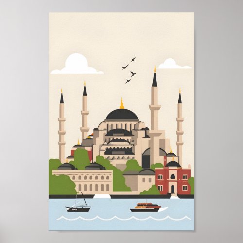 Majestic Istanbul City Elegance 4K Views Poster