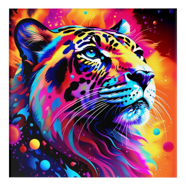 Majestic Jaguar Acrylic Wall Art (Front)