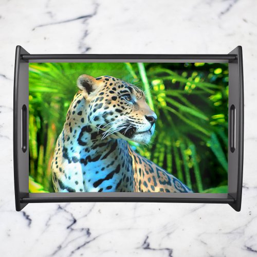 Majestic Jaguar Serving Tray _ Wildlife Series