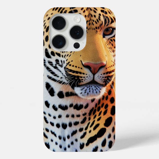 Majestic Jaguar – Stunning Big Cat Wildlife Art Case-Mate iPhone Case (Back)