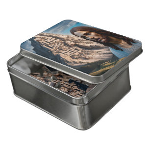 Majestic Jesus: Guardian of the Mountain Jigsaw Puzzle