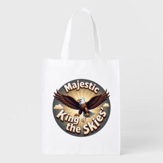 Majestic King of the Skies Grocery Bag