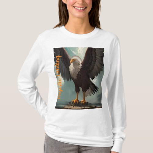 Majestic Landing Womens Eagle T_Shirt