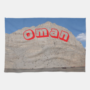Majestic landscapes of Oman  Kitchen Towel