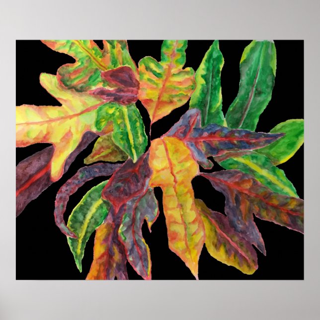 Majestic Leaves Poster (Front)