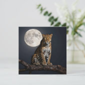 Majestic Leopard and Full Moon Blank (Standing Front)