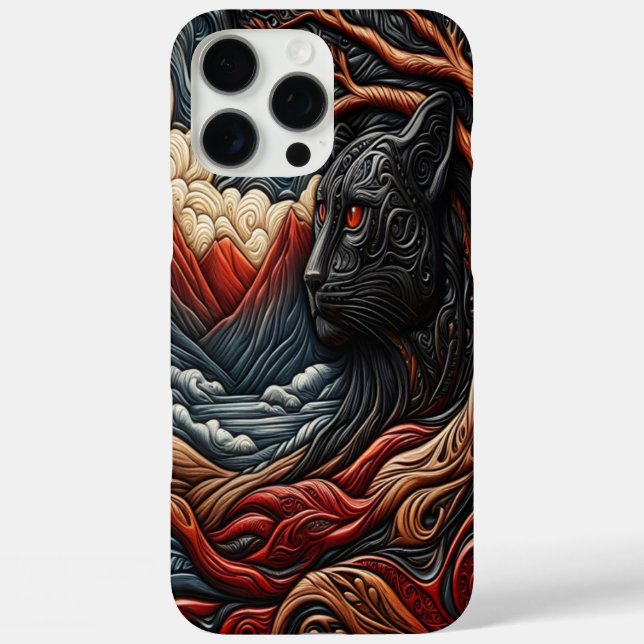 Majestic Leopard: Nature's Serenity Case-Mate iPhone Case (Back)