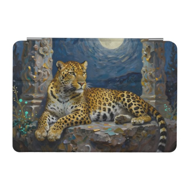 Majestic Leopard on Cliff Ledge   iPad Mini Cover (Horizontal)