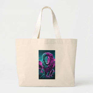 Majestic Lion – Bold and Fierce Artistic Tote Bag