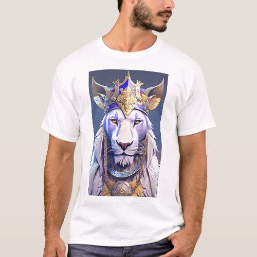  Majestic Lion Design T_Shirt