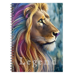 Majestic Lion Editable Note Book