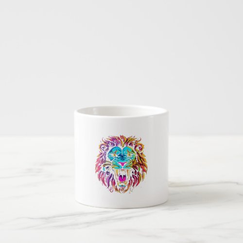 Majestic Lion Face Special Mug Espresso Cup