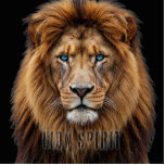 Majestic Lion Face with Blue Eyes | Wildlife Anima Cutout<br><div class="desc">Discover the power and beauty of the king of the jungle with this stunning lion artwork. Featuring a majestic lion face with piercing blue eyes, this design captures the strength, courage, and mystery of lions in a unique and artistic way. Perfect for animal lovers, wildlife enthusiasts, and anyone who appreciates...</div>