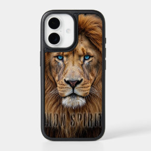 Majestic Lion Face with Blue Eyes | Wildlife Anima iPhone 17 Case