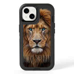 Majestic Lion Face with Blue Eyes | Wildlife Anima OtterBox iPhone 14 Case
