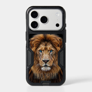 Majestic Lion Face with Blue Eyes Wildlife Anima iPhone 17 Pro Case