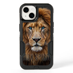 Majestic Lion Face with Blue Eyes | Wildlife Anima OtterBox iPhone 14 Case