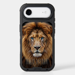 Majestic Lion Face with Blue Eyes Wildlife Anima iPhone 17 Air Case