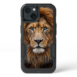 Majestic Lion Face with Blue Eyes | Wildlife Anima iPhone 13 Case