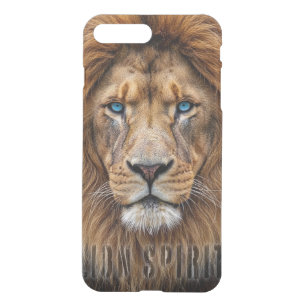 Majestic Lion Face with Blue Eyes Wildlife Anima iPhone 8 Plus/7 Plus Case