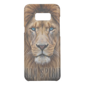 Majestic Lion Face with Blue Eyes | Wildlife Anima Uncommon Samsung Galaxy S8+ Case